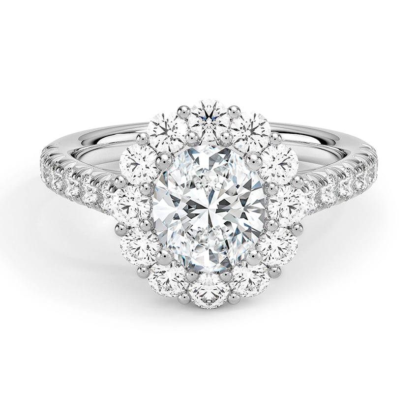 Custom Luxe Lotus Flower Diamond Ring