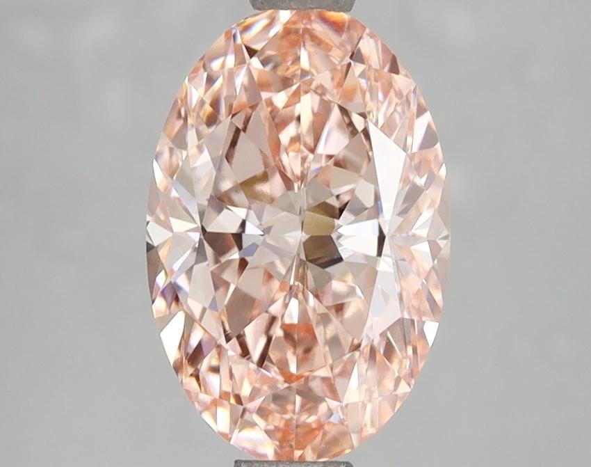 2.41 Ct. Fancy Vivid Pink Oval Lab Grown Diamond