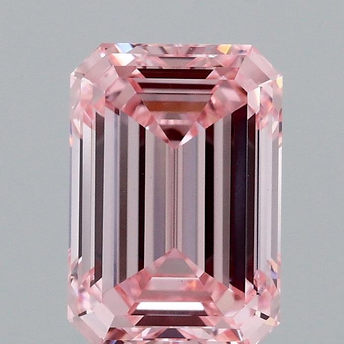 1.95 Ct. Fancy Vivid Pink Emerald Lab Grown Diamond