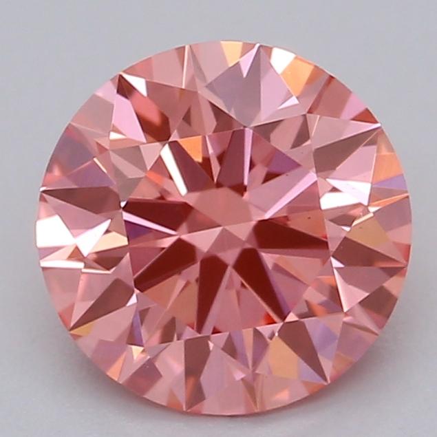 1.02 Ct. Fancy Vivid Pink Round Lab Grown Diamond