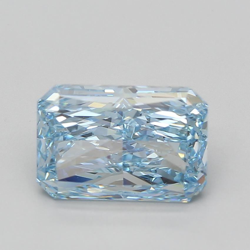5.10 Ct. Fancy Vivid Blue Radiant Lab Grown Diamond