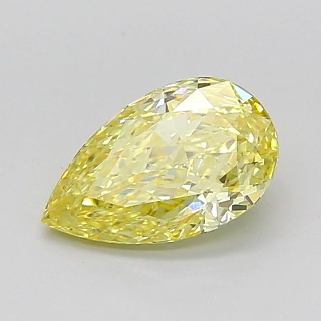 1.05 Ct. Fancy Intense Yellow Pear Lab Grown Diamond