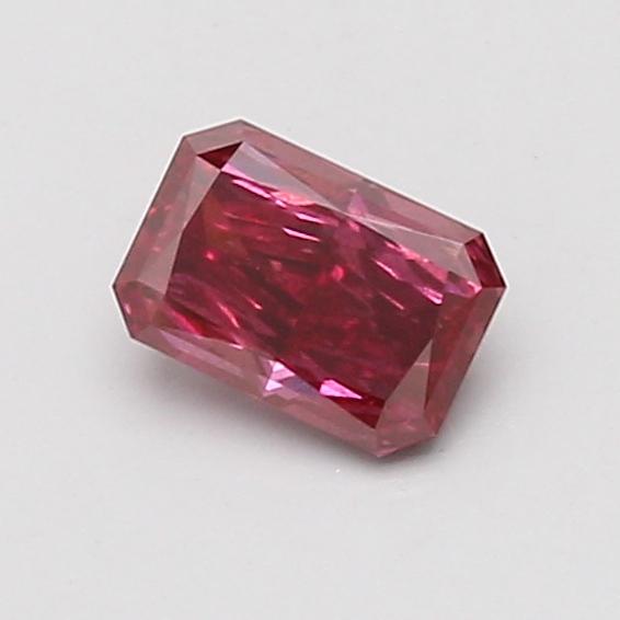 0.55 Ct. Fancy Deep Pink Radiant Lab Grown Diamond