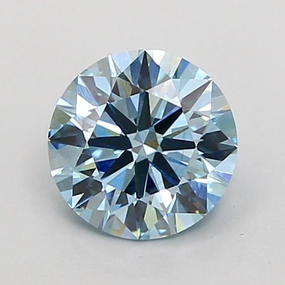 1.01 Ct. Fancy Intense  Blue Round Lab Grown Diamond