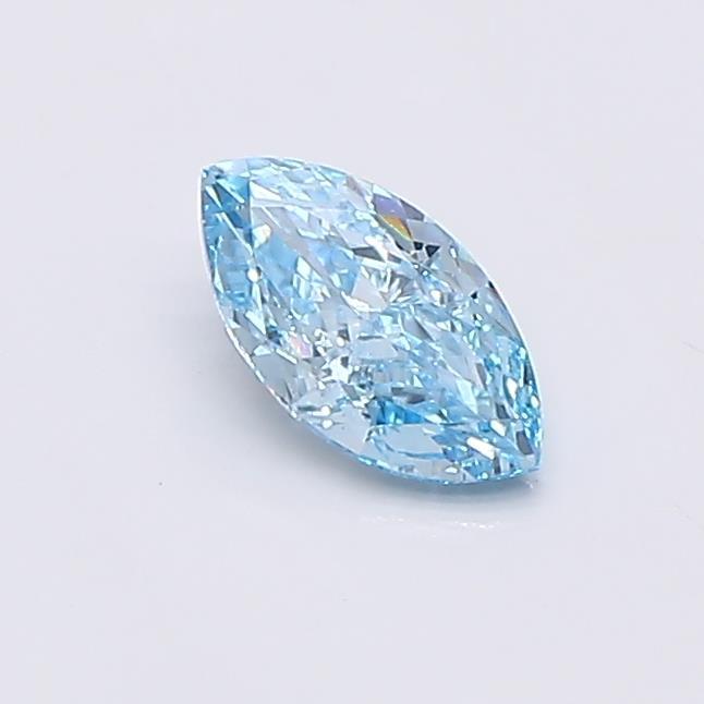 0.31 Ct. Fancy Vivid  Blue Marquise Lab Grown Diamond