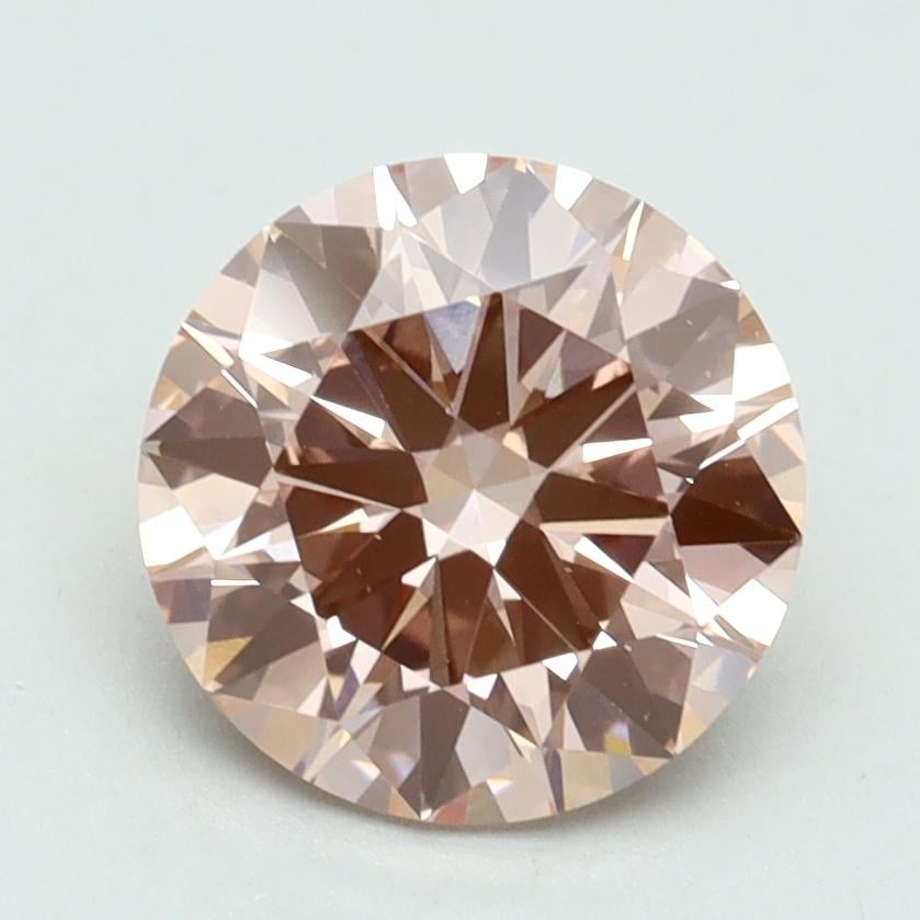 2.01 Ct. Fancy Intense Pink Round Lab Grown Diamond