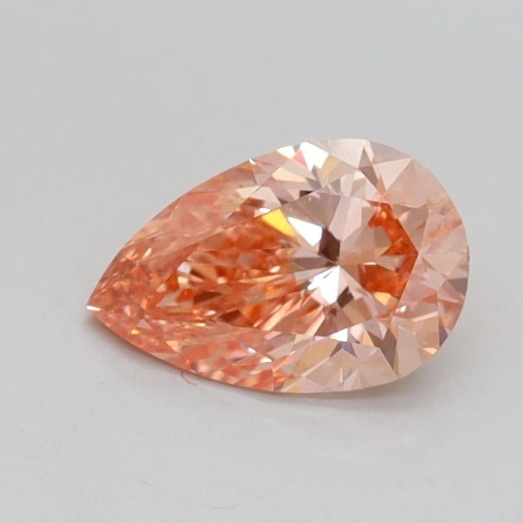 0.70 Ct. Fancy Intense Pink Pear Lab Grown Diamond
