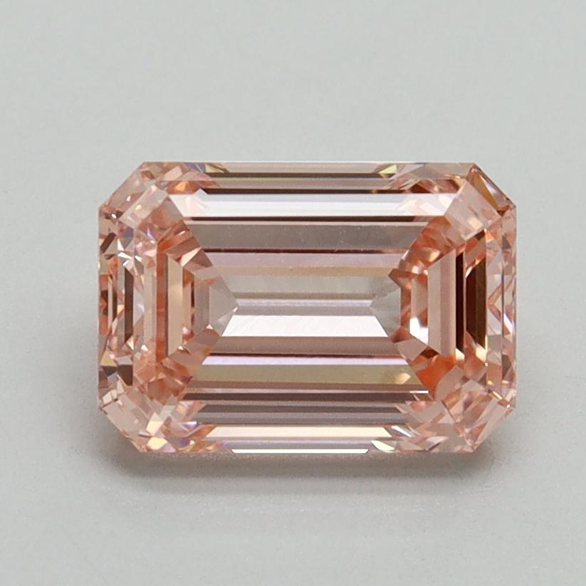 1.59 Ct. Fancy Intense Pink Emerald Lab Grown Diamond