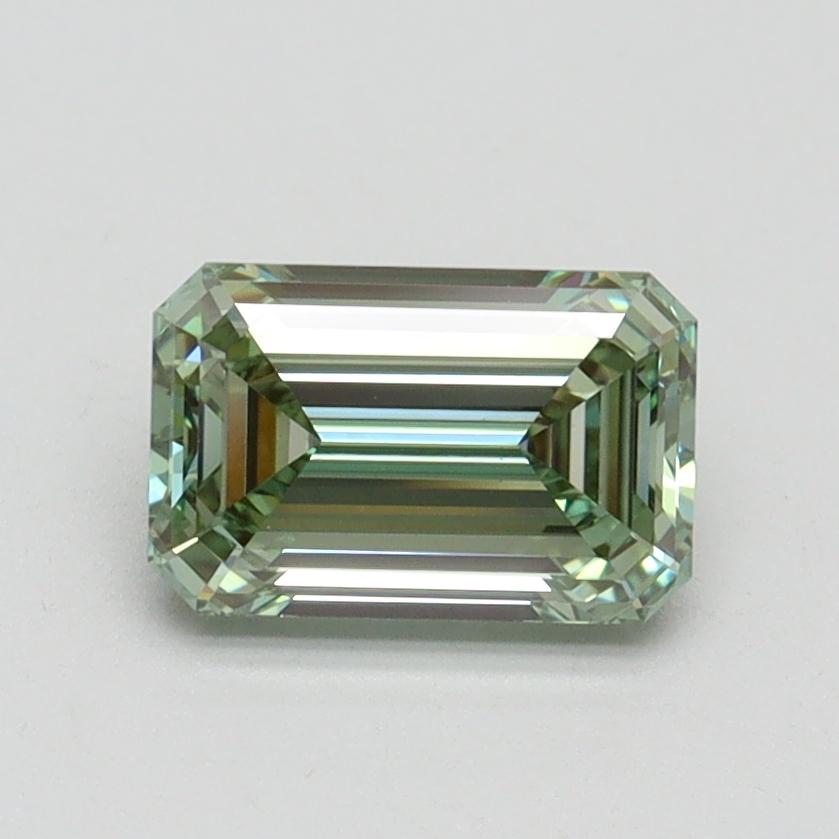 1.11 Ct. Fancy Intense Green Emerald Lab Grown Diamond