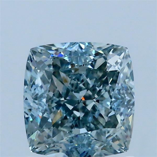 1.52 Ct. Fancy Grayish Green Cushion Lab Grown Diamond