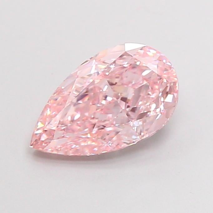 1.58 Ct. Fancy Intense  Pink Pear Lab Grown Diamond