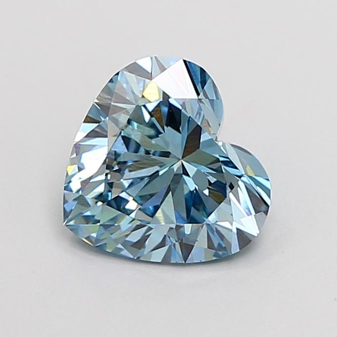 1.26 Ct. Fancy Blue Heart Lab Grown Diamond