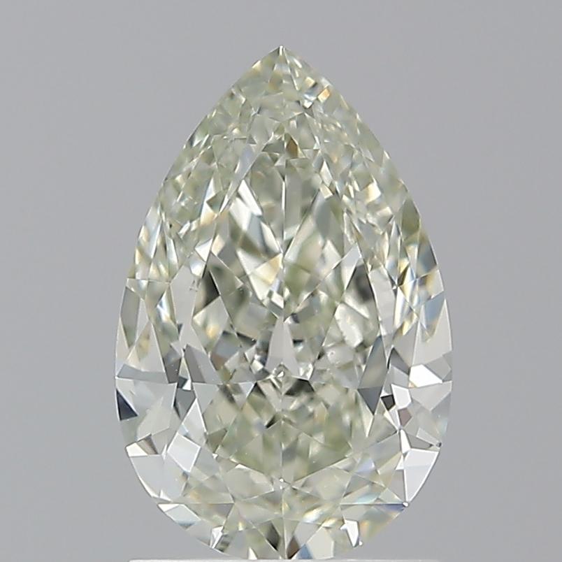 1.50 Ct. Fancy Light Grayish Greenish Yellow Pear Diamond