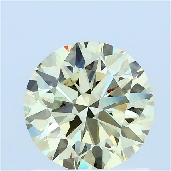 1.02 Ct. Fancy Light Yellow Round Lab Grown Diamond