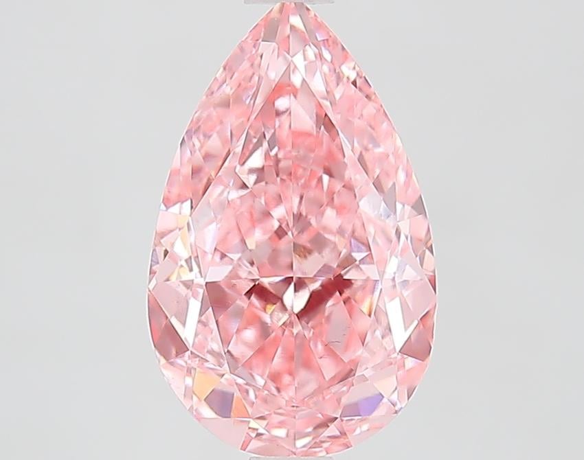 3.08 Ct. Fancy Pink Pear Lab Grown Diamond