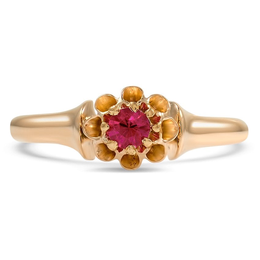 Victorian Ruby Vintage Ring