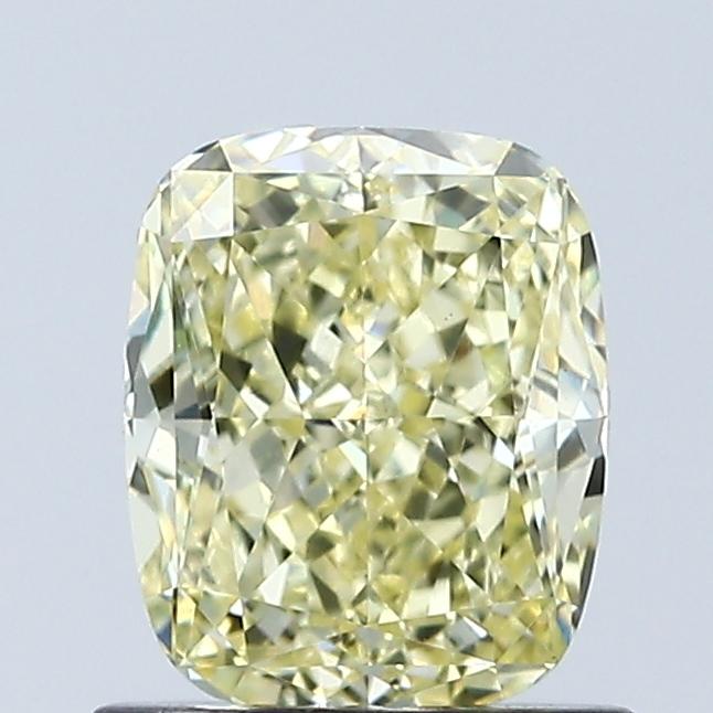 1.03 Ct. Fancy Intense Yellow Cushion Lab Grown Diamond
