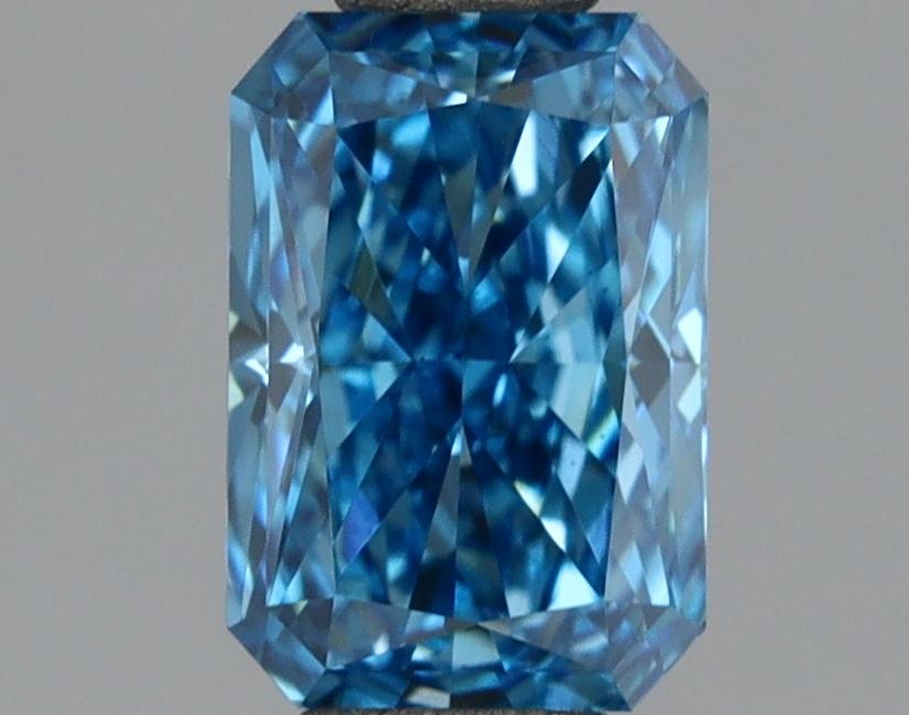 0.93 Ct. Fancy Vivid Blue Radiant Lab Grown Diamond