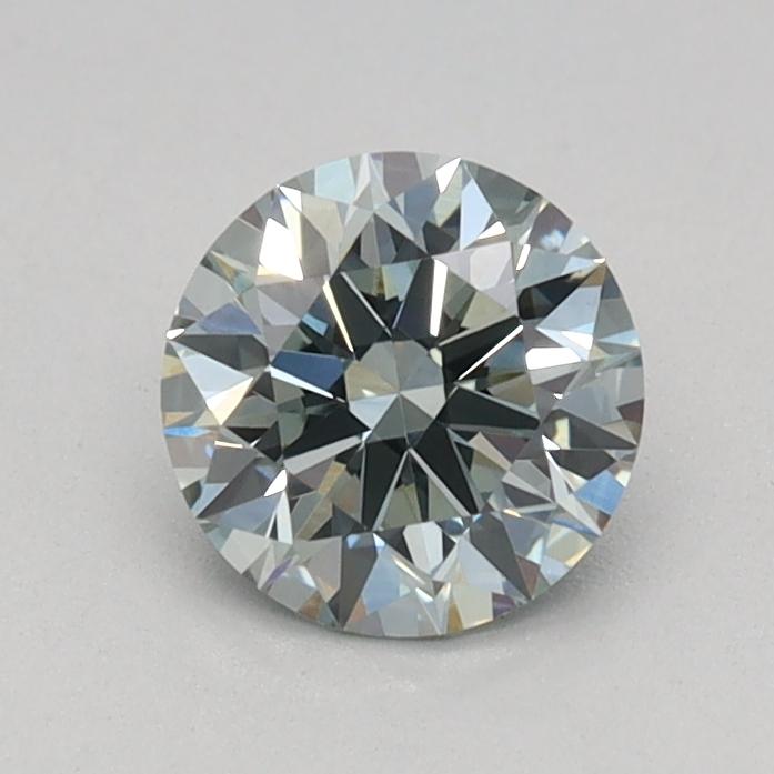 0.51 Ct. Fancy Intense Green Round Lab Grown Diamond