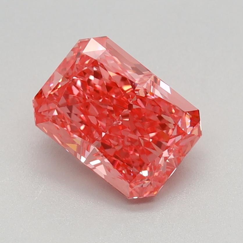 1.15 Ct. Fancy Vivid Pink Radiant Lab Grown Diamond