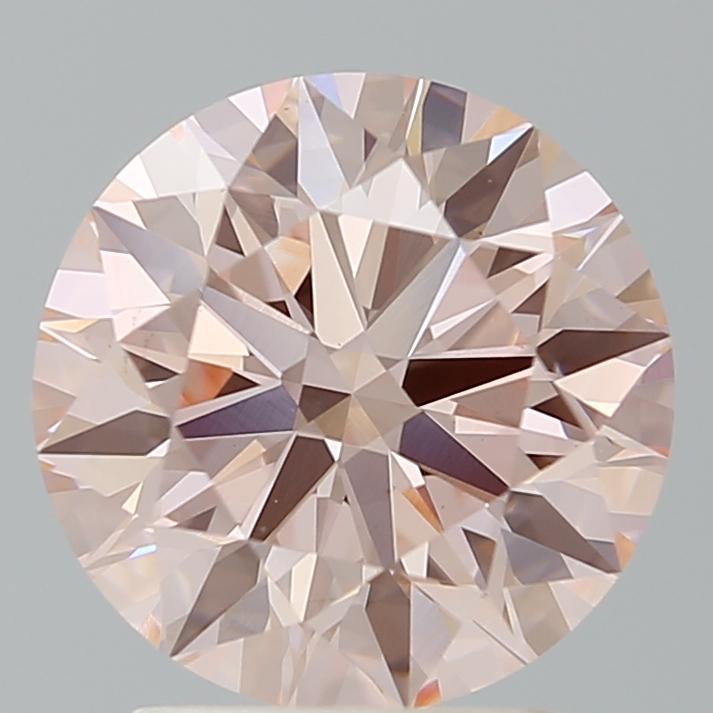 2.70 Ct. Fancy Intense Pink Round Lab Grown Diamond