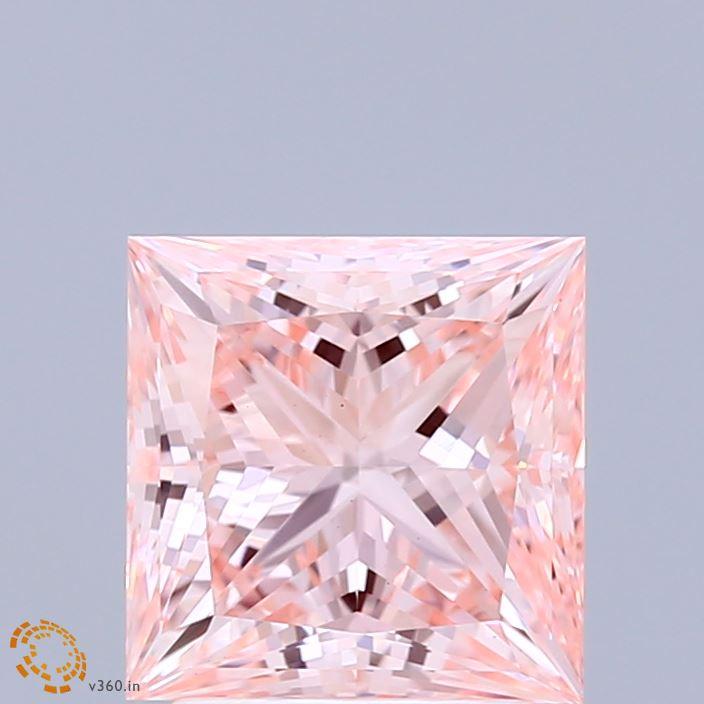 2.52 Ct. Fancy Intense Pink Princess Lab Grown Diamond