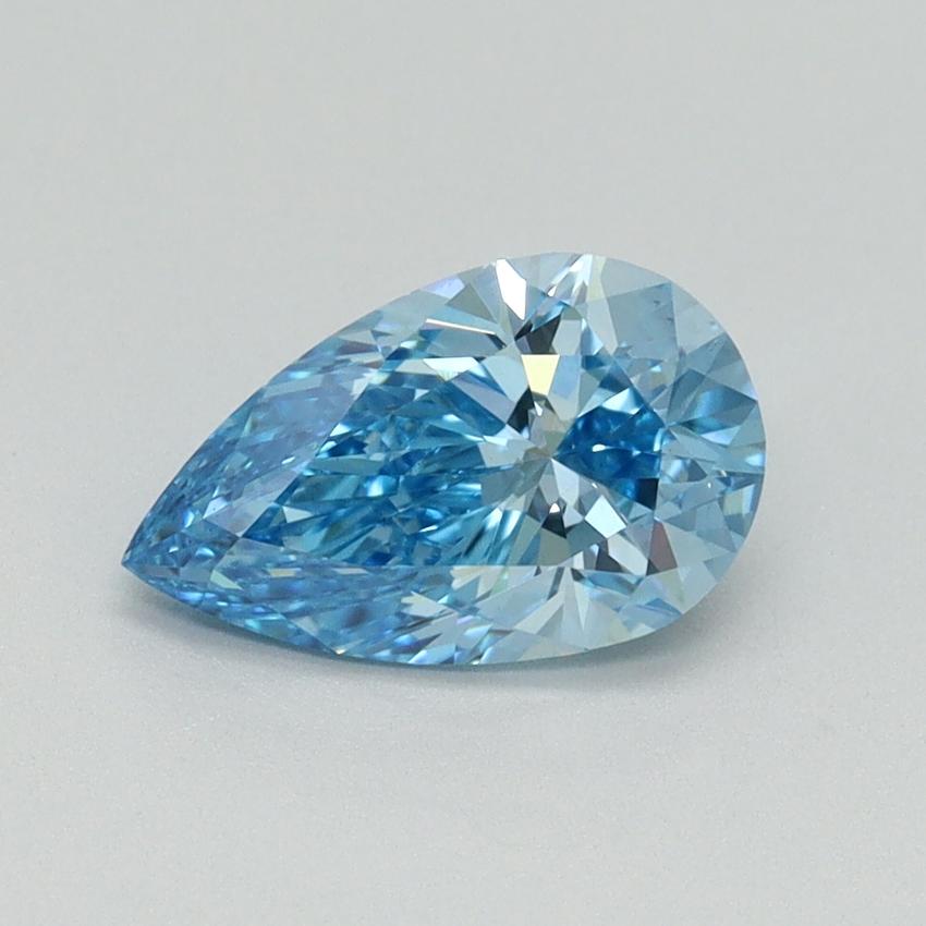 1.15 Ct. Fancy Vivid Blue Pear Lab Grown Diamond