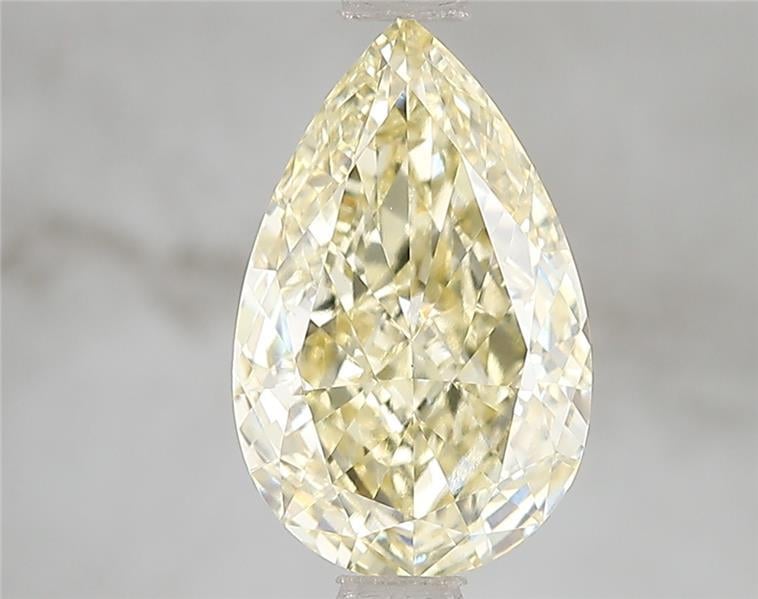 2.51 Ct. Fancy Intense Yellow Pear Lab Grown Diamond