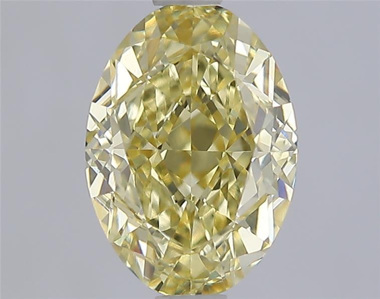 2.13 Ct. Fancy Yellow Oval Lab Grown Diamond