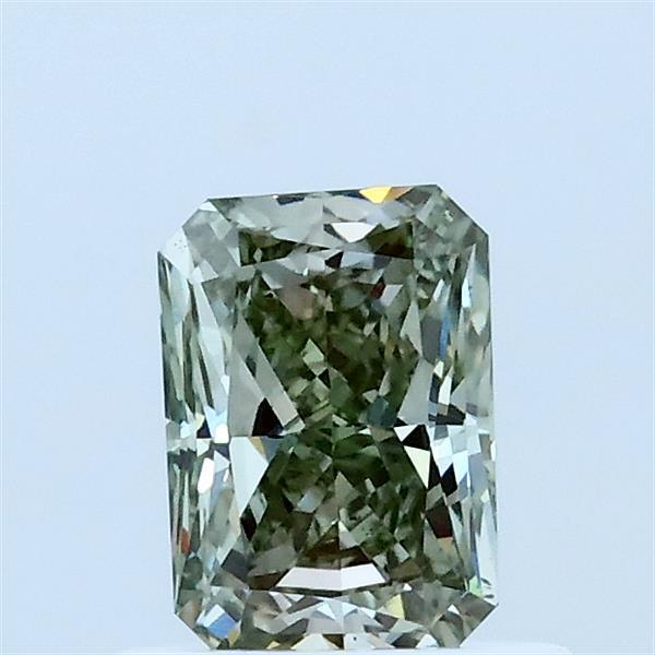 0.77 Ct. Fancy Intense Green Radiant Lab Grown Diamond