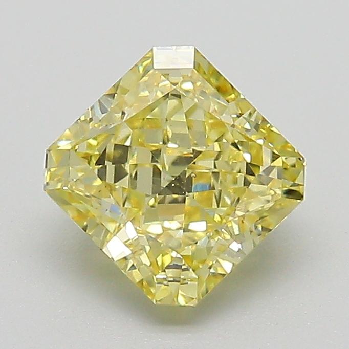 1.33 Ct. Fancy Intense  Yellow Radiant Lab Grown Diamond