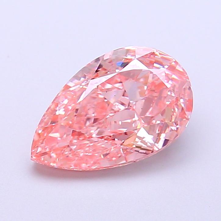 2.00 Ct. Fancy Vivid Pink Pear Lab Grown Diamond