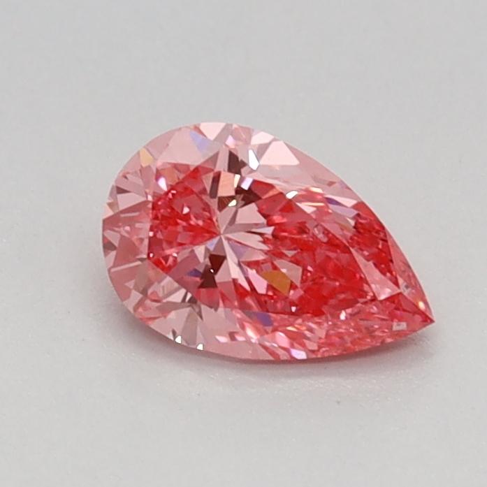 0.37 Ct. Fancy Vivid Pink Pear Lab Grown Diamond
