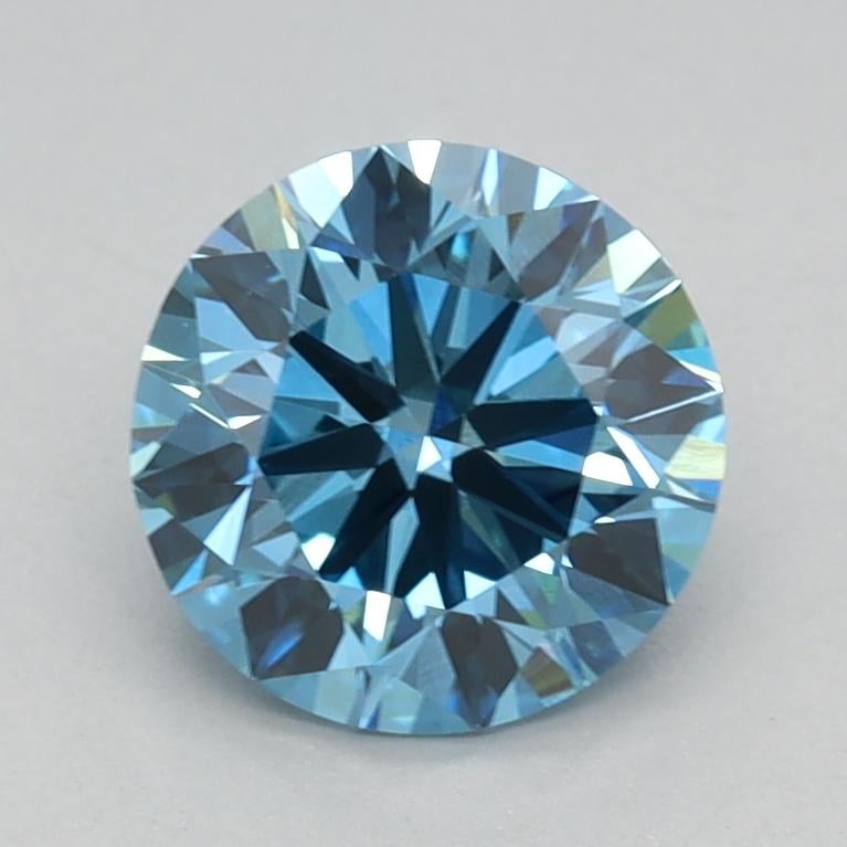 1.00 Ct. Fancy Vivid Blue Round Lab Grown Diamond