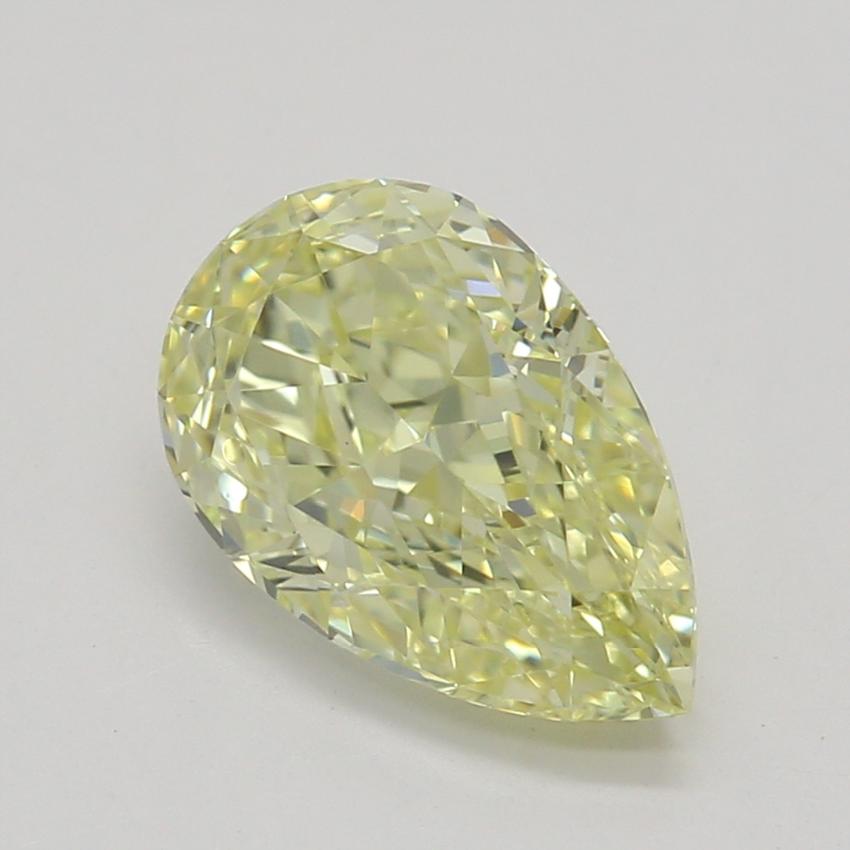 1.04 Ct. Fancy Light Yellow Pear Diamond