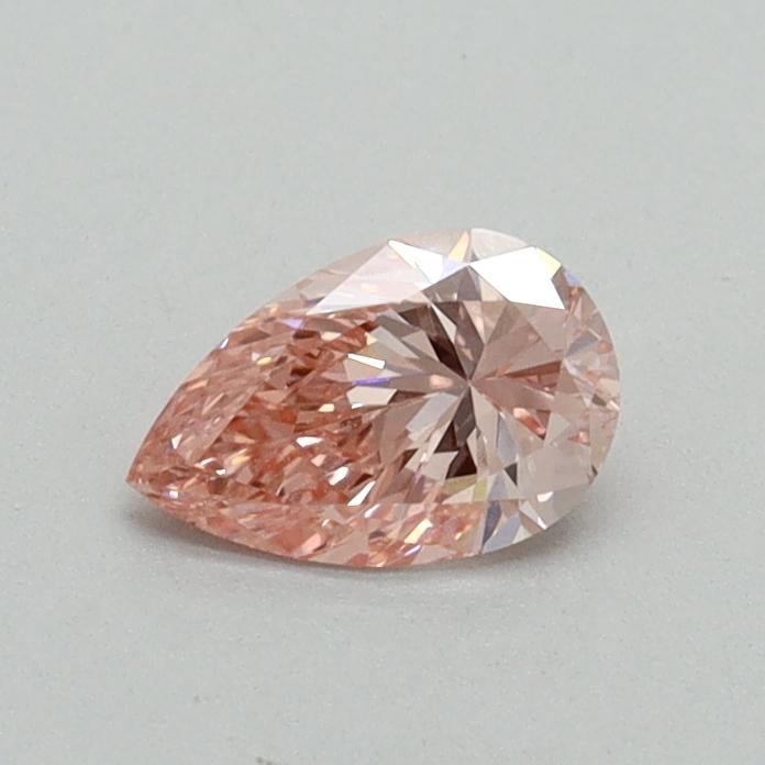 0.37 Ct. Fancy Vivid Pink Pear Lab Grown Diamond