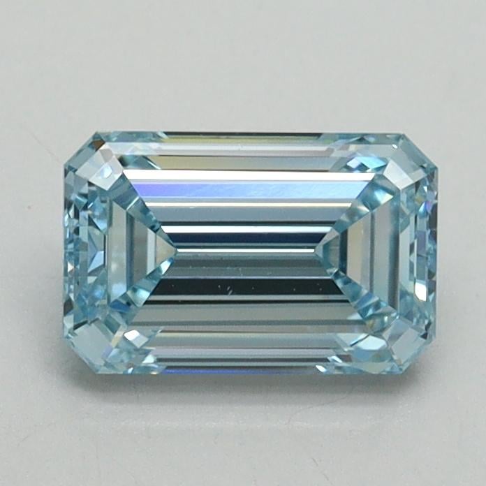 1.03 Ct. Fancy Intense Blue Emerald Lab Grown Diamond