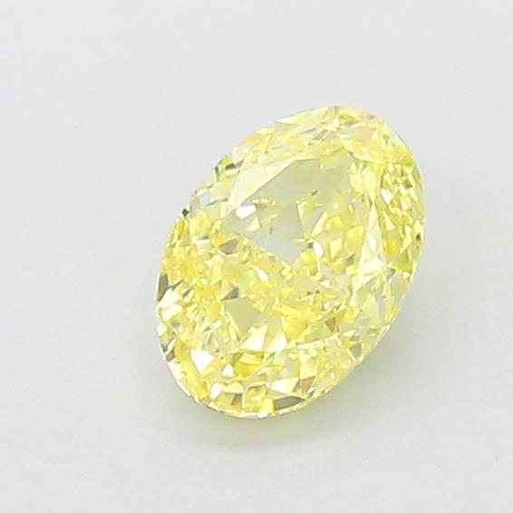 1.04 Ct. Fancy Intense Yellow Oval Lab Grown Diamond