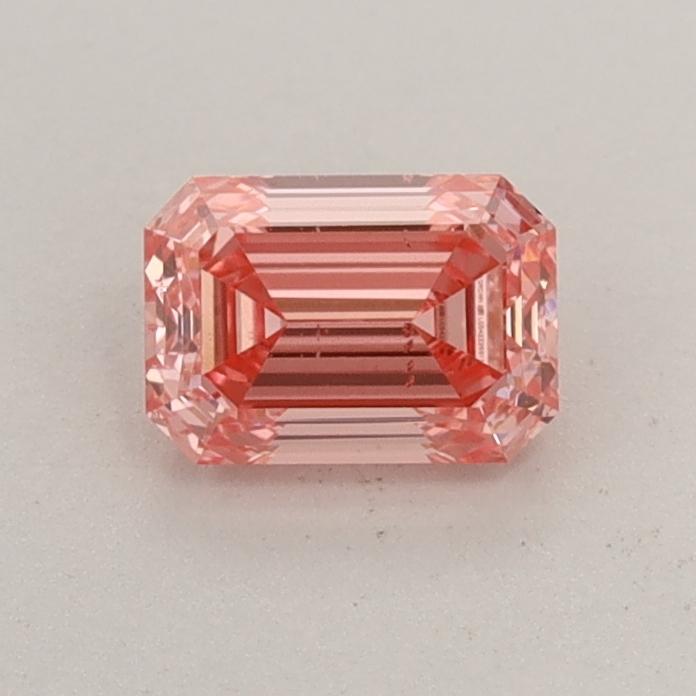 0.56 Ct. Fancy Vivid  Pink Emerald Lab Grown Diamond