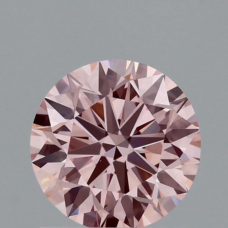 1.14 Ct. Fancy Vivid Pink Round Lab Grown Diamond