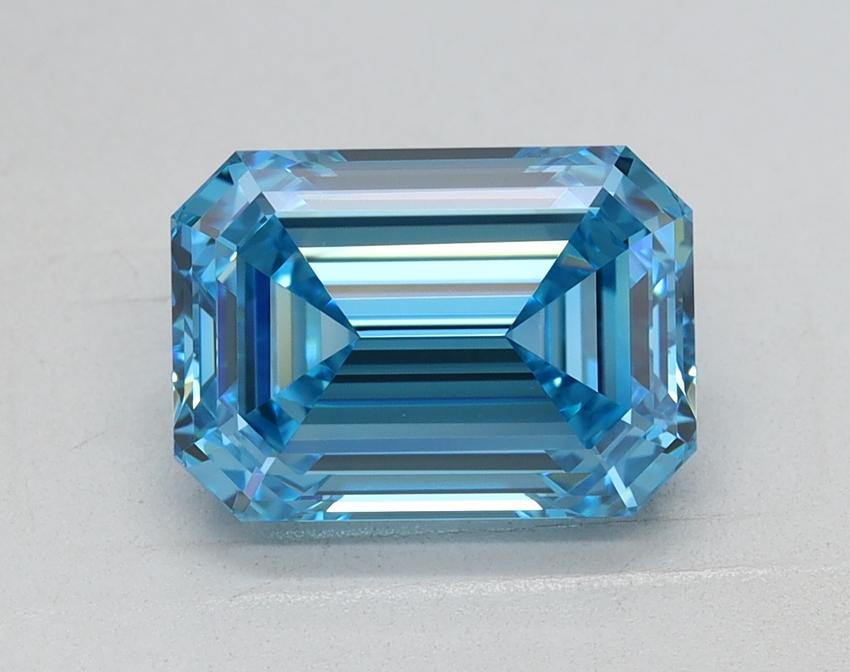 2.07 Ct. Fancy Vivid Blue Emerald Lab Grown Diamond