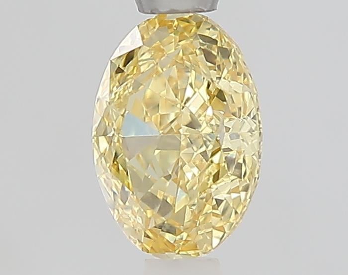 1.01 Ct. Fancy Intense  Yellow Oval Lab Grown Diamond