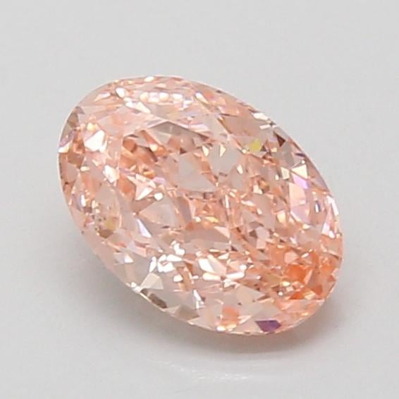 1.09 Ct. Fancy Vivid Pink Oval Lab Grown Diamond