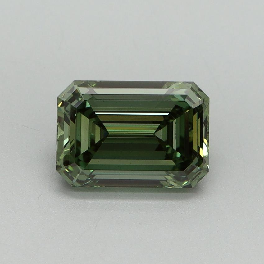 1.59 Ct. Fancy Vivid Green Emerald Lab Grown Diamond