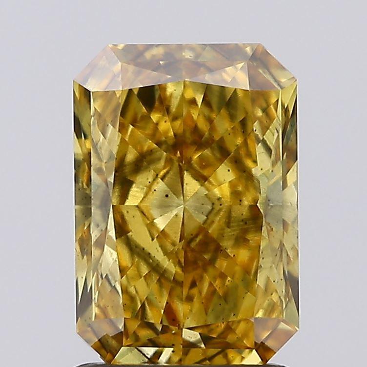 1.53 Ct. Fancy Intense Yellow Radiant Lab Grown Diamond