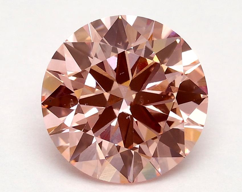 2.14 Ct. Fancy Vivid Pink Round Lab Grown Diamond