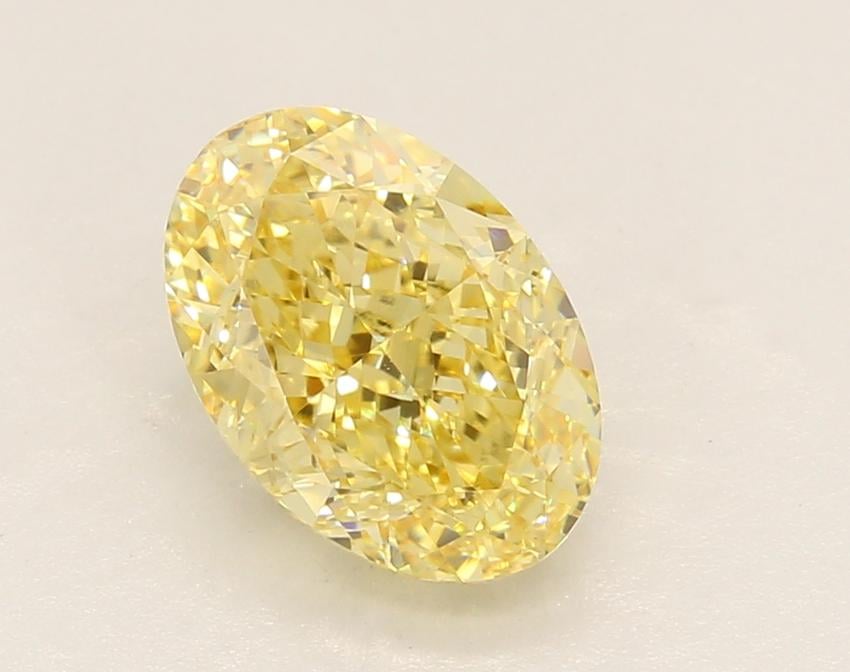 2.77 Ct. Fancy Vivid Pink Oval Lab Grown Diamond