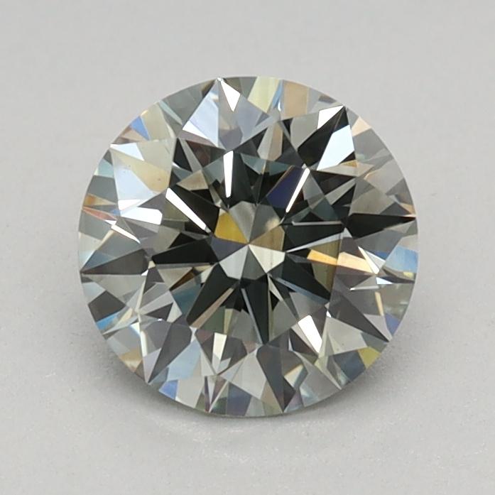 0.67 Ct. Fancy Green Round Lab Grown Diamond