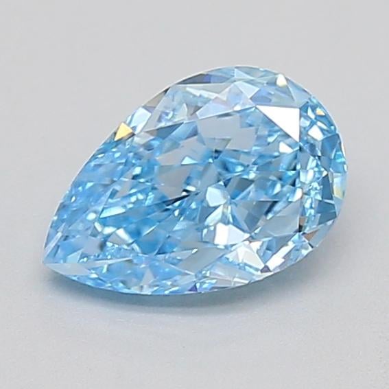 1.02 Ct. Fancy Vivid  Blue Pear Lab Grown Diamond