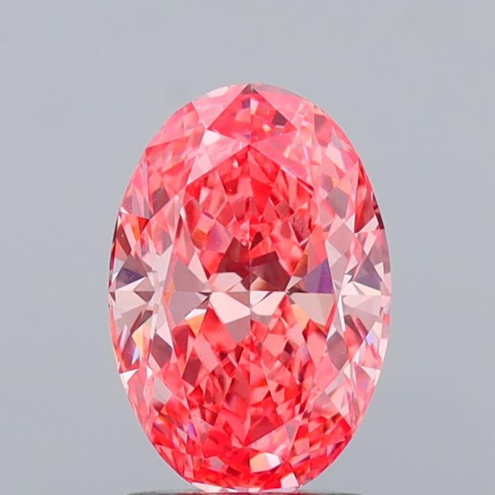 1.84 Ct. Fancy Vivid  Pink Oval Lab Grown Diamond